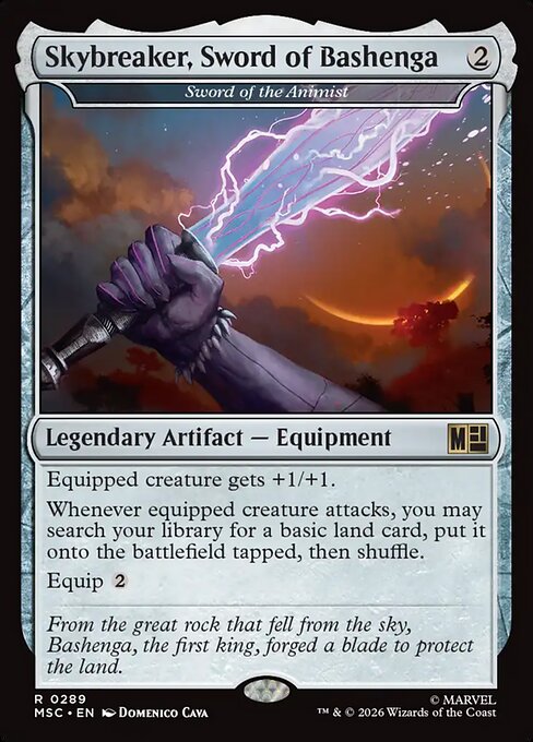 MSC: Skybreaker, Sword of Bashenga - Sword of the Animist
