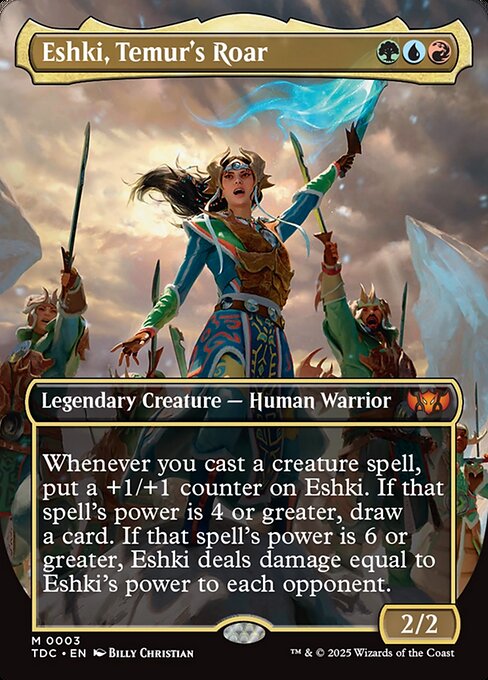 TDC: Eshki, Temur's Roar (Borderless) (Foil)