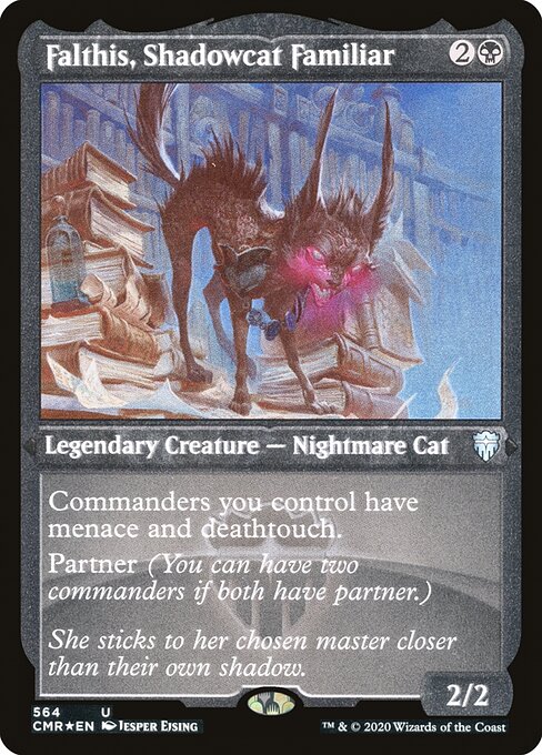 CMR: Falthis, Shadowcat Familiar (Foil Etched)