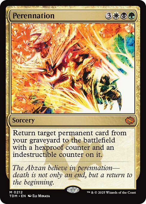 TDM: Perennation (Foil)