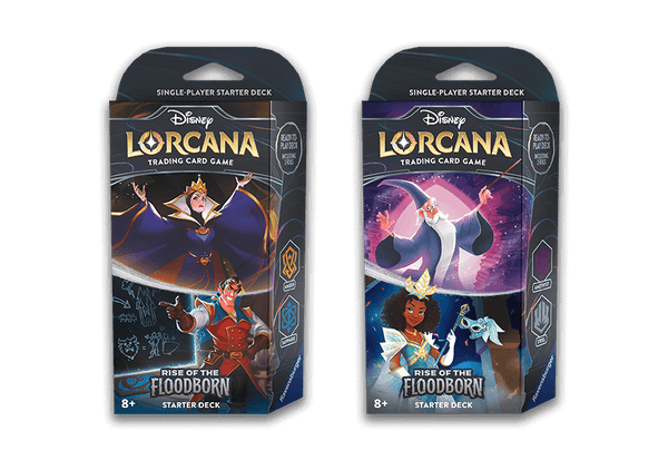 lorcana rise of the floodborn chase cards Lorcana: Rise of the Floodborn Starter Deck
