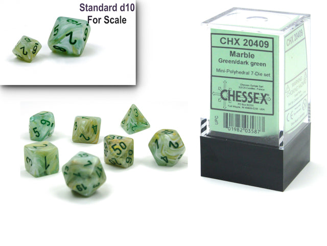 Chessex: Marble Mini 7-Die Set