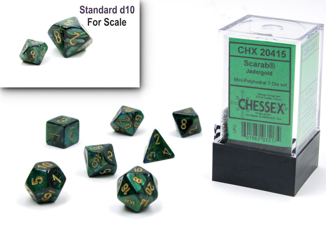 Chessex: Scarab Mini 7-Dice Set