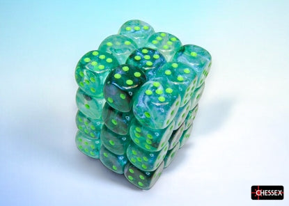 Chessex Borealis 12mm D6 Dice Block (36-Dice)