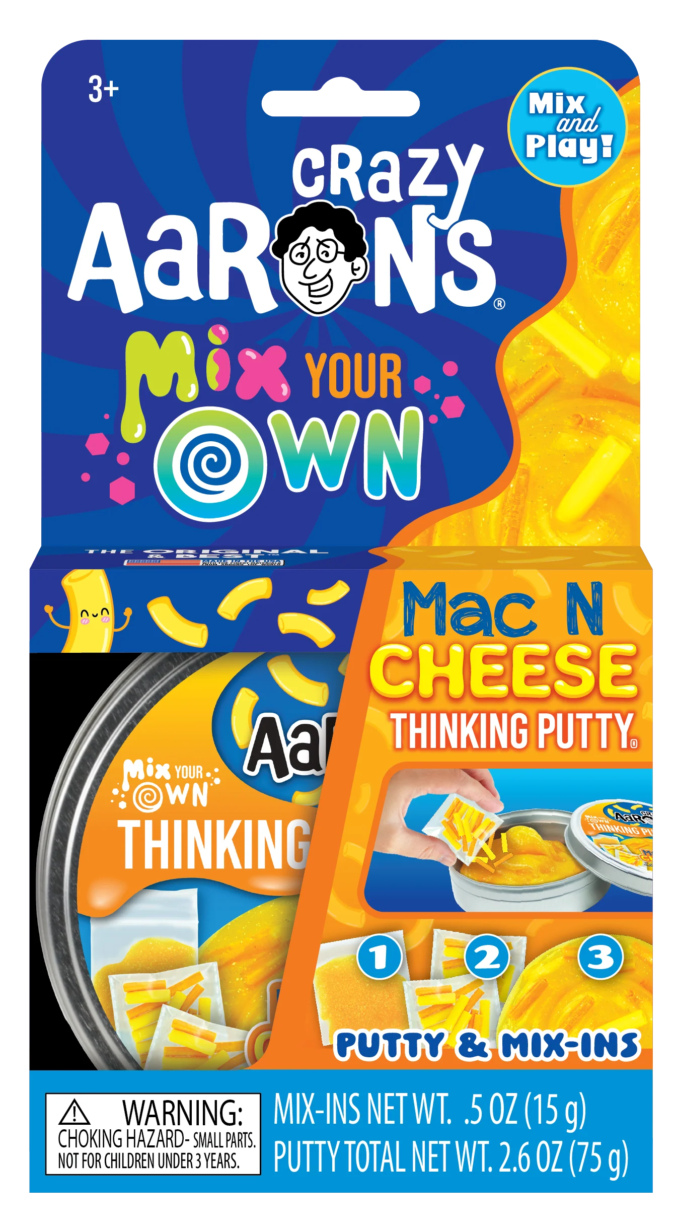 Crazy Aaron's Thinking Putty - Mac & Cheese