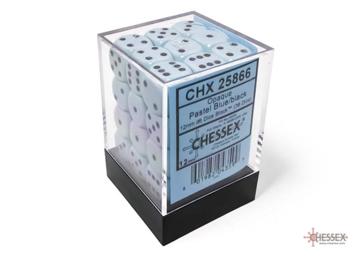 Chessex Opaque 12mm D6 Dice Block (36-Dice)