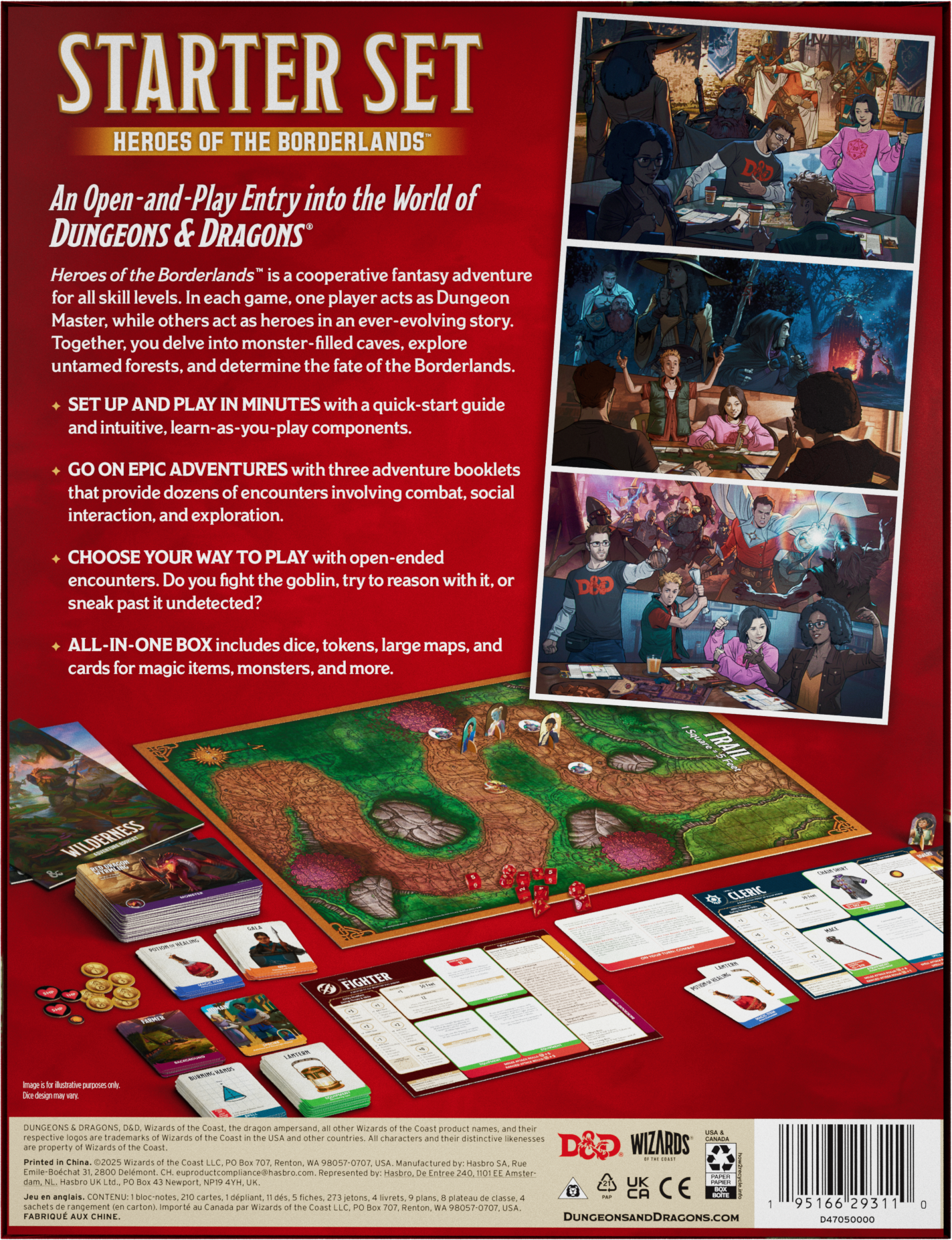 D&D RPG: Starter Set - Heroes of the Borderlands (Preorder)