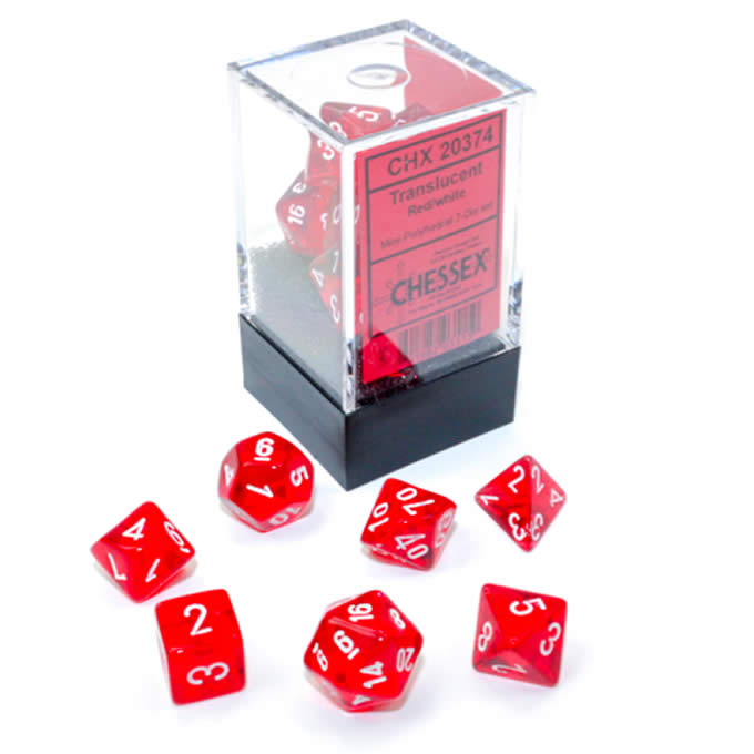 Chessex: Translucent Mini 7-Dice Set