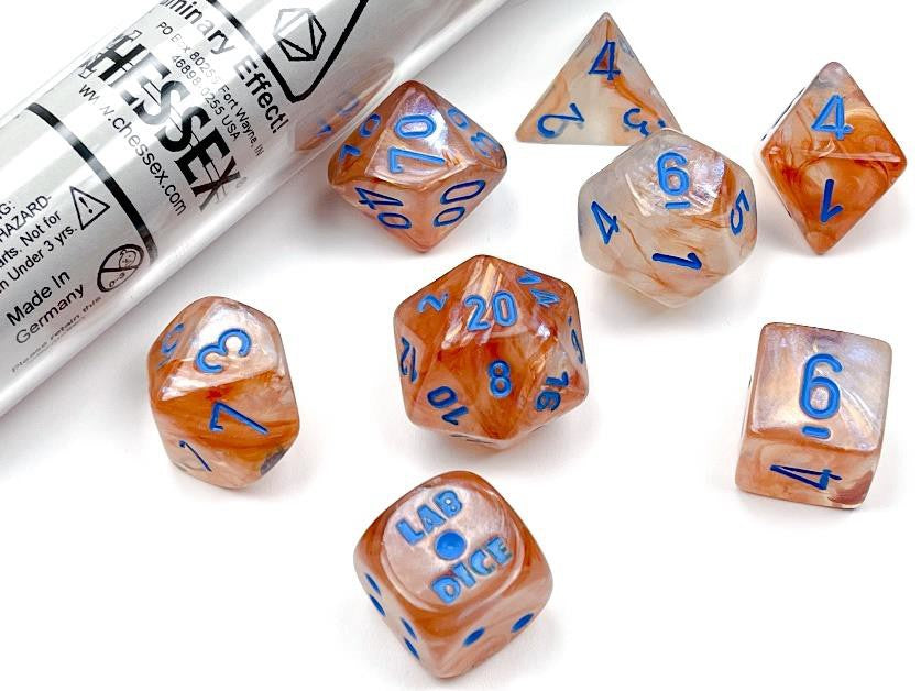 Chessex Lab Dice Polyhedral 7-Die Set