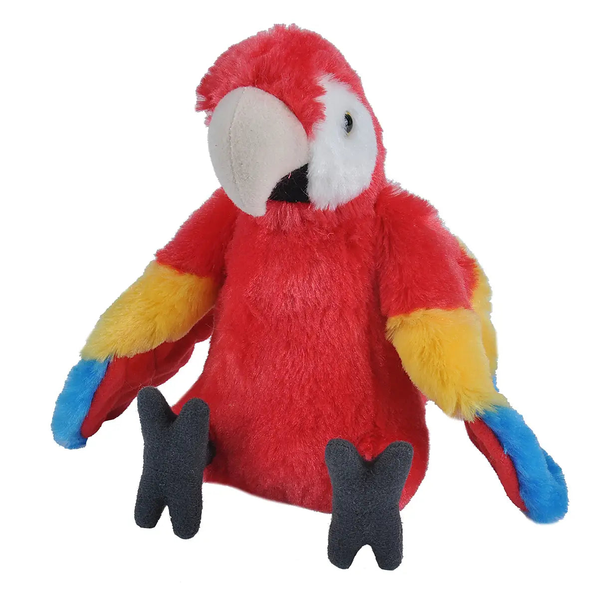 Scarlet Macaw Stuffed Animal - 12"