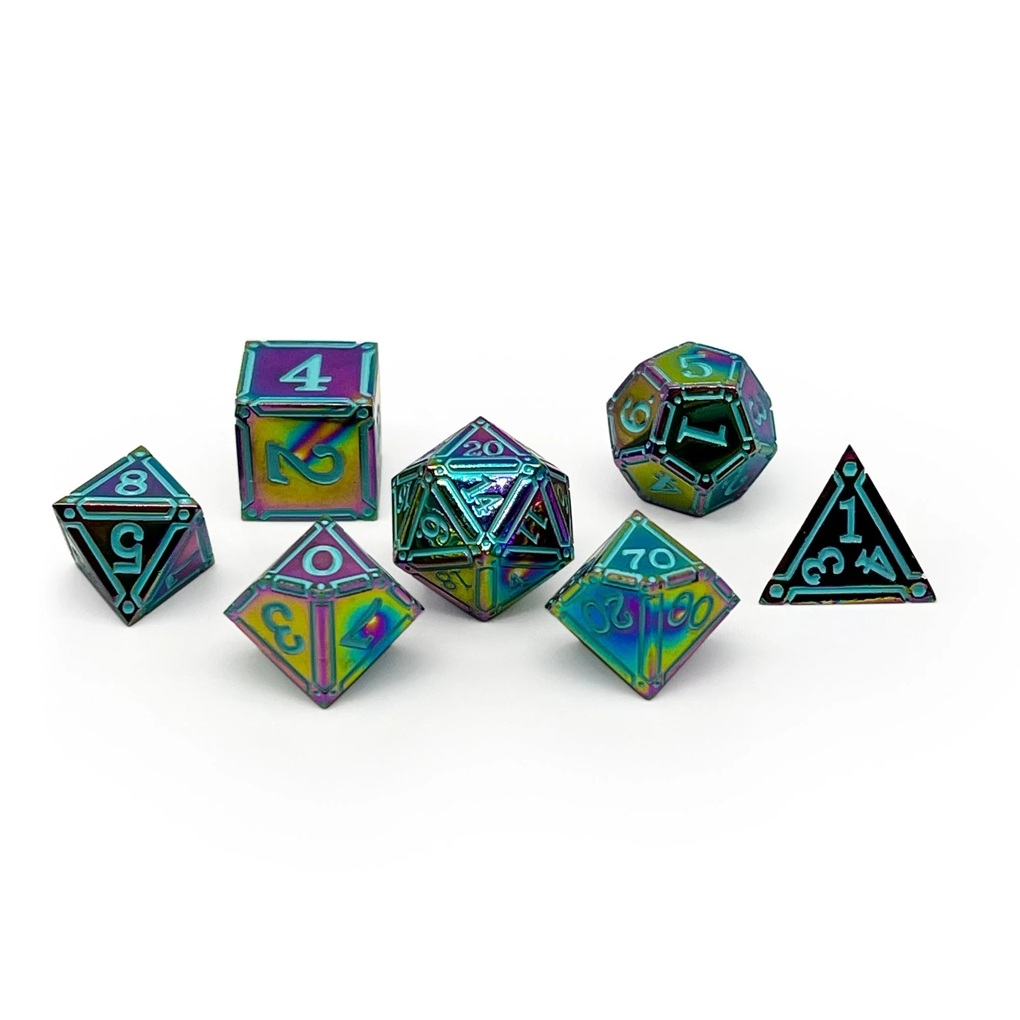 Ironworks Skyborn 7 piece rpg dice set