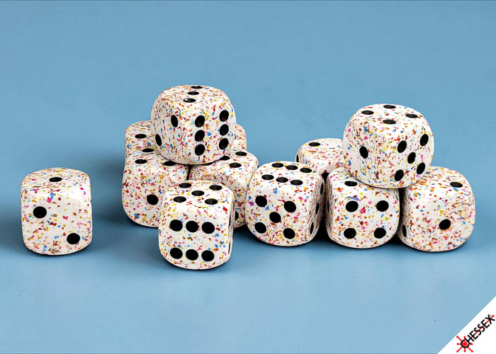 Chessex Speckled 16mm D6 Dice Block (12-Dice)
