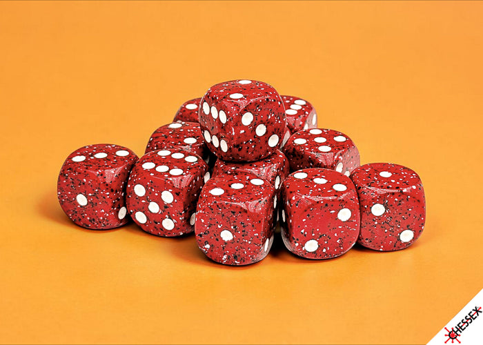 Chessex Speckled 16mm D6 Dice Block (12-Dice)