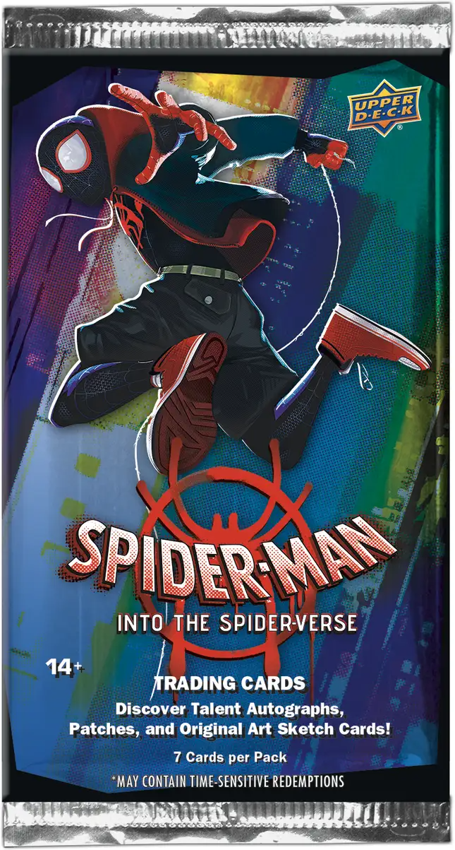2022 Upper Deck Spider-Man Into the Spiderverse Hobby Pack