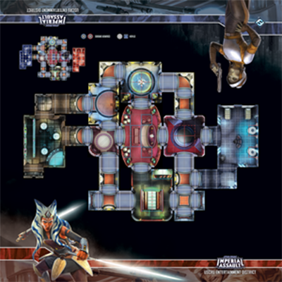 Star Wars Imperial Assault: Uscru Entertainment District Skirmish Map