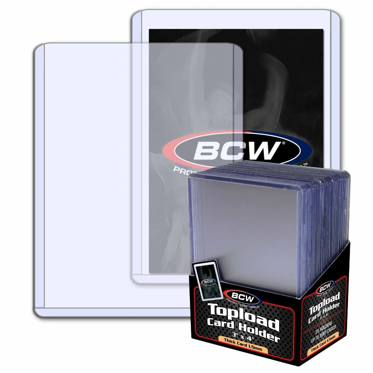 3" x 4" Topload Card Holder - Thick Card 59 PT (25 Pack)