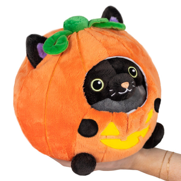 Squishable: Undercover - Black Kitty in Pumpkin