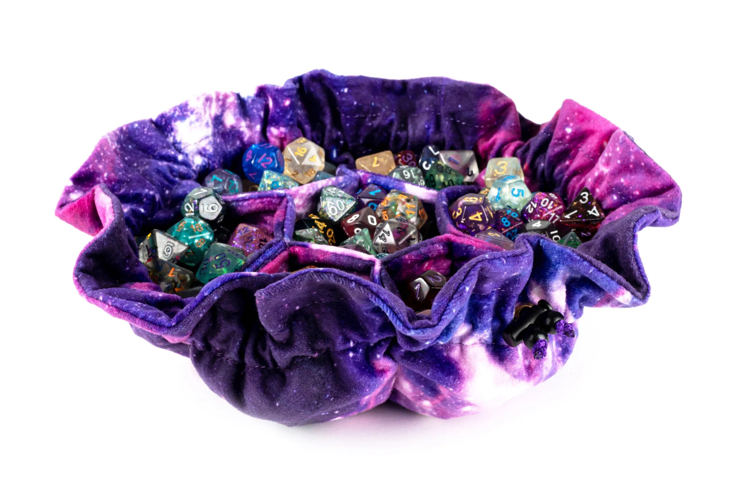 MDG Velvet Dice Bag with Pockets