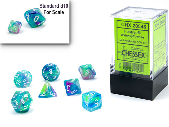 Chessex: Festive Mini 7-Dice Set
