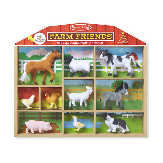 Farm Friends- 10 Collectible Farm Animals