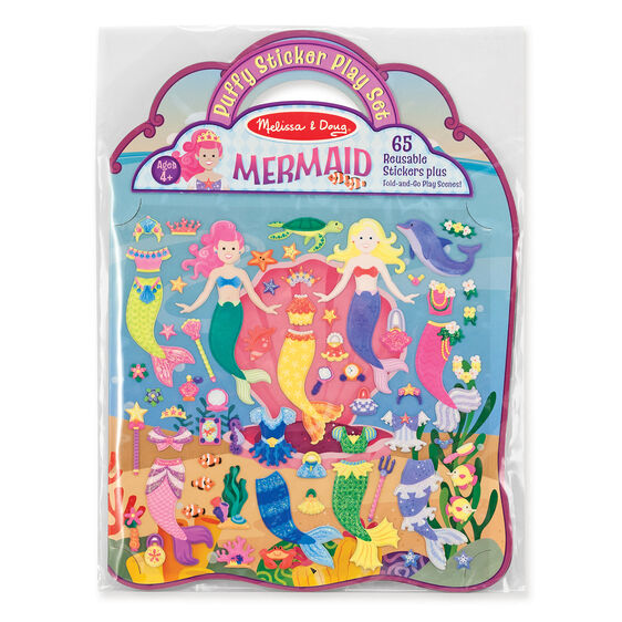 Puffy Sticker Play Set: Mermaid