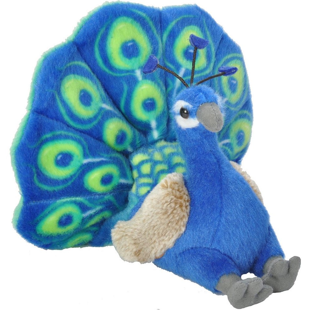 Peacock Stuffed Animal - 8"
