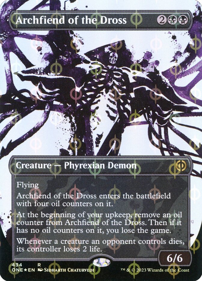 Archfiend of the Dross (Showcase) (Step-and-Compleat Foil) [Foil] :: ONE