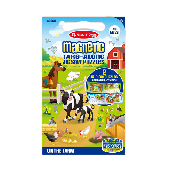 Take Along Magnetic Jigsaw Puzzles - On the Farm