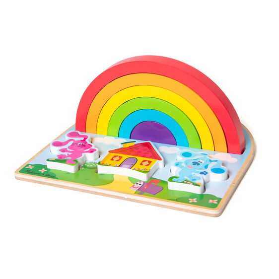 Blue's Clues & You! Wooden Rainbow Stacking Puzzle