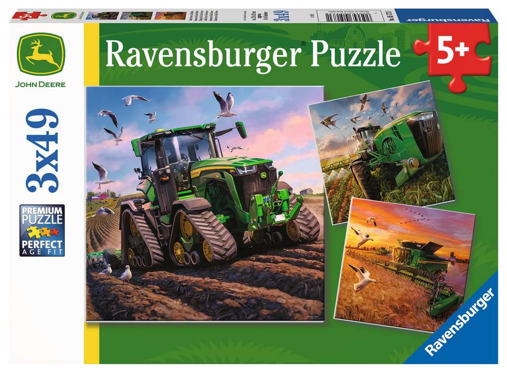 Seasons of John Deere (49 pc puzzle x3)