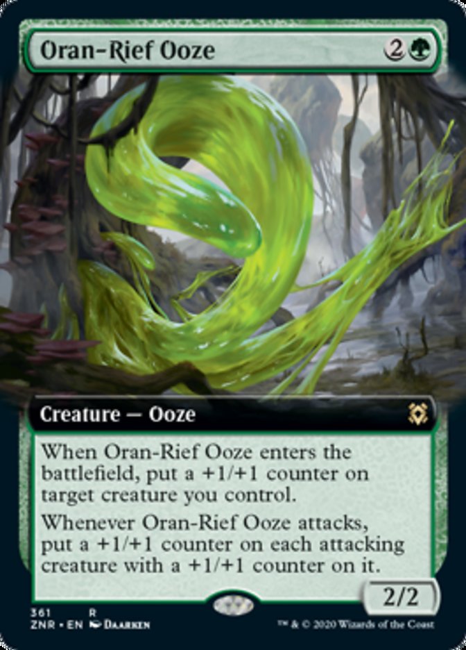 Oran-Rief Ooze (Extended Art) [Foil] :: ZNR