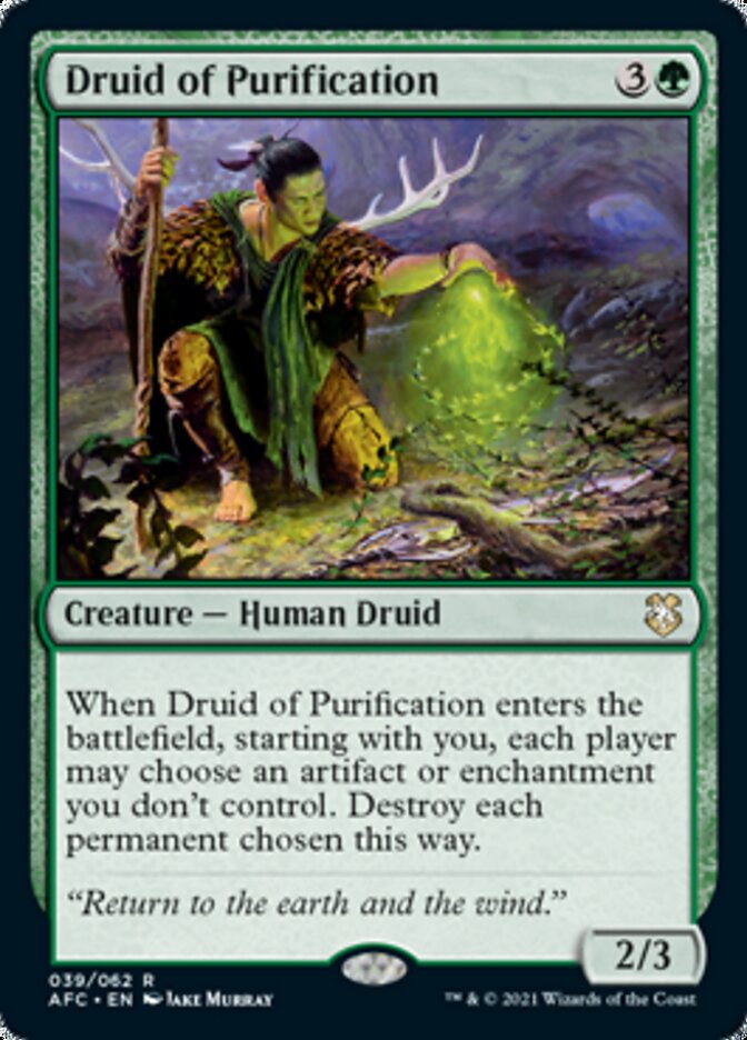Druid of Purification :: AFC