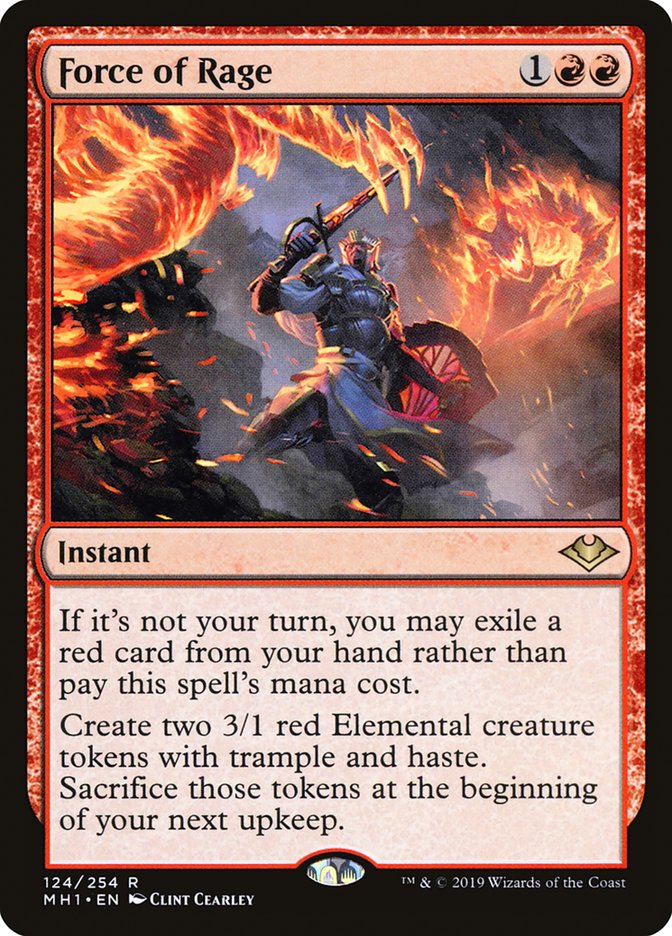 Force of Rage [Foil] :: MH1