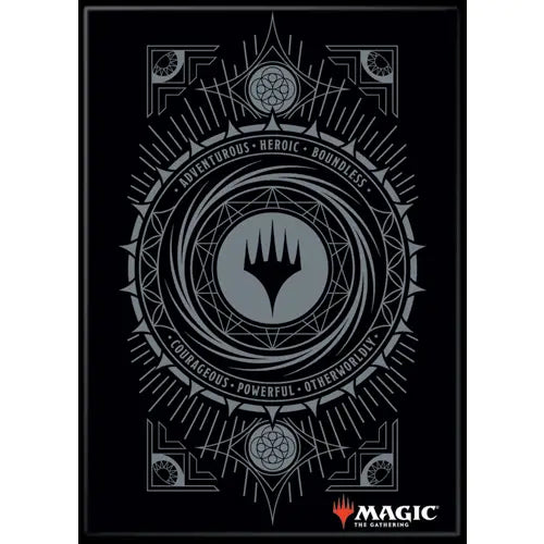 Magic the Gathering Planeswalker Symbol Black Magnet