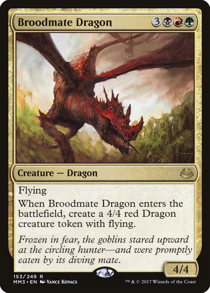 Broodmate Dragon [Foil] :: MM3