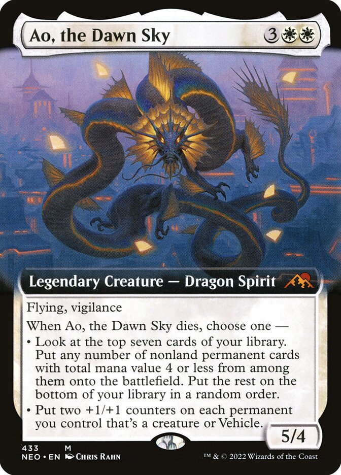 Ao, the Dawn Sky (Extended Art) [Foil] :: NEO