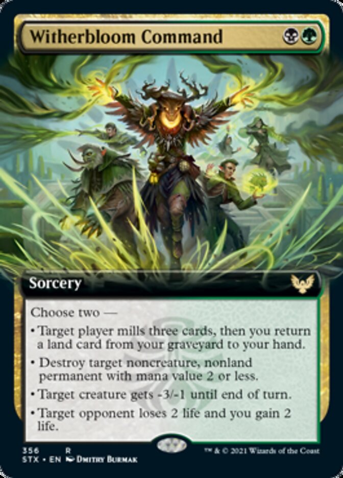 Witherbloom Command (Extended Art) [Foil] :: STX