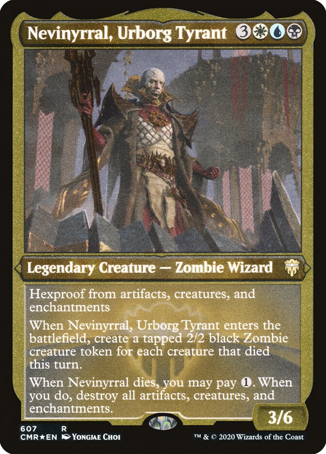 Nevinyrral, Urborg Tyrant (Foil Etched) [Foil] :: CMR