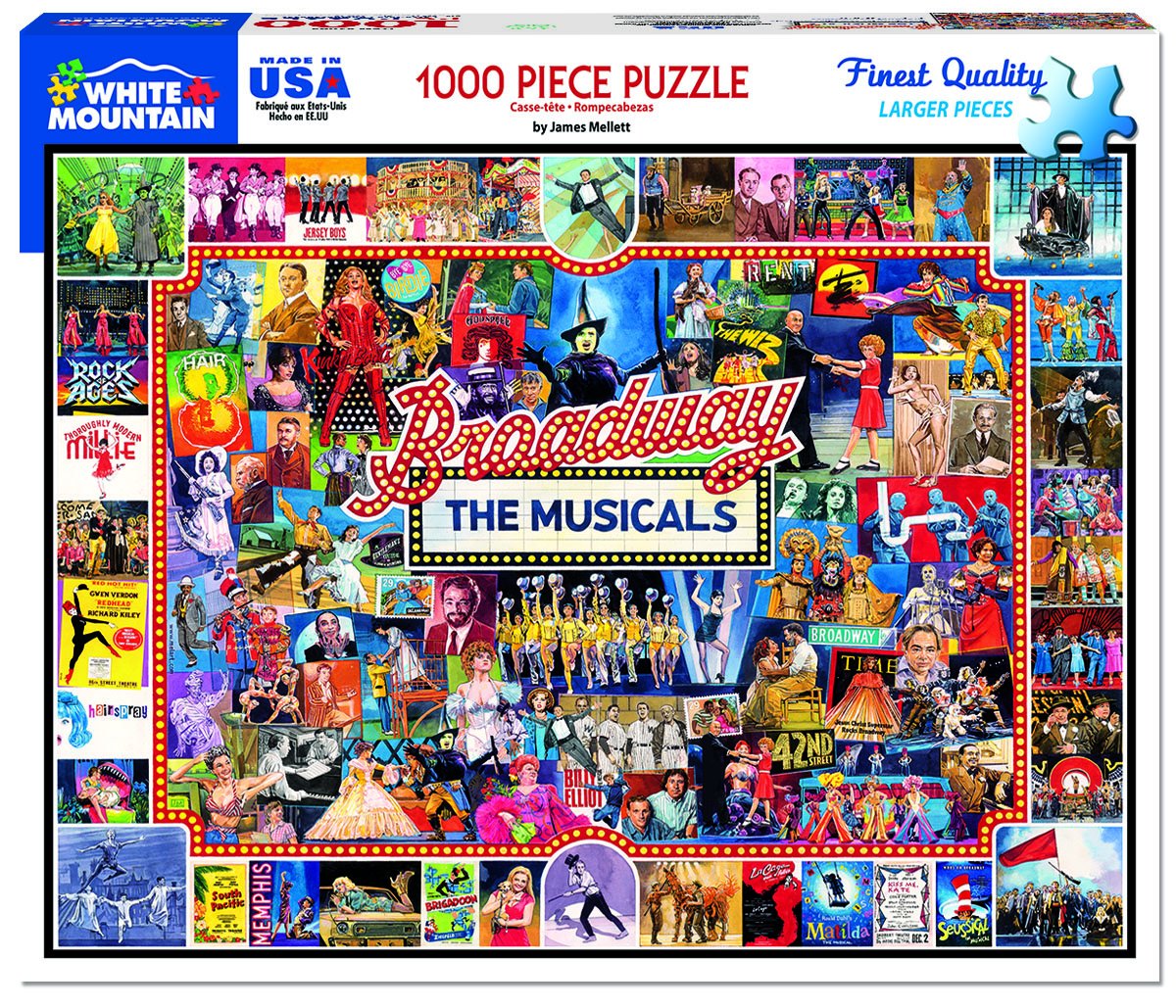 Broadway The Musicals (1000 pc puzzle)