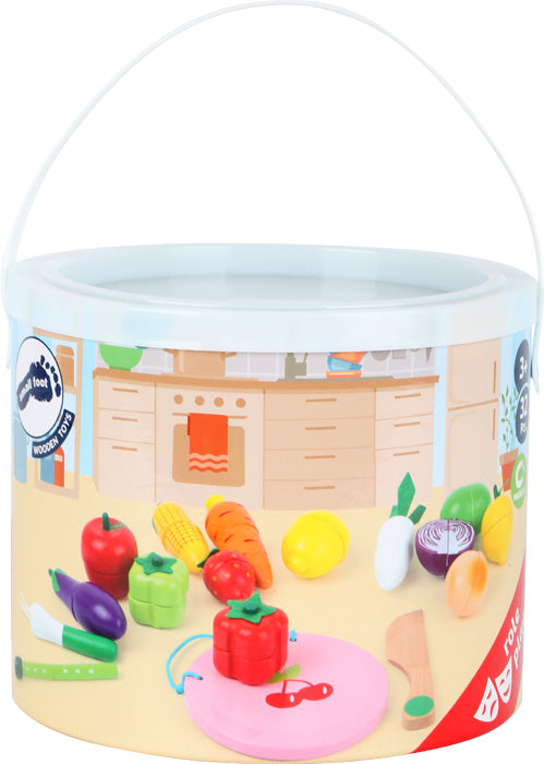 Cuttable Fruit & Vegetables Playset