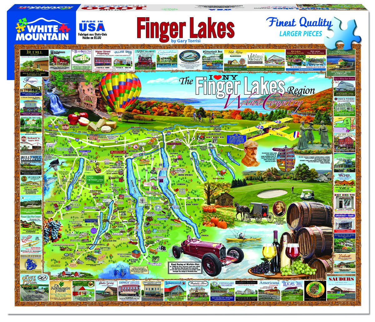 Finger Lakes (1000 pc puzzle)