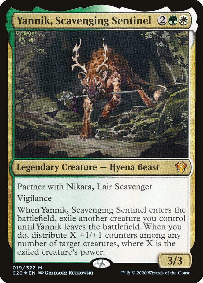 Yannik, Scavenging Sentinel [Foil] :: C20