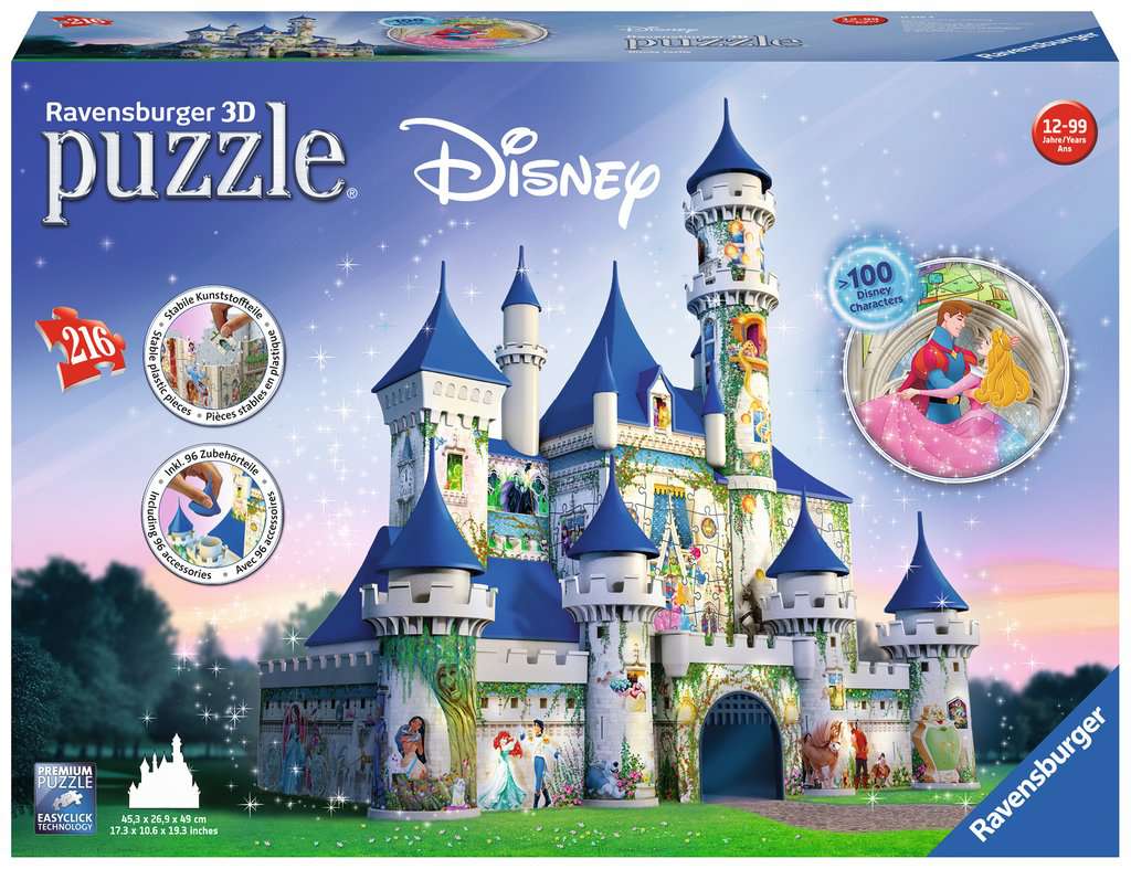 Disney 3D Castle (216pc 3D Puzzle)