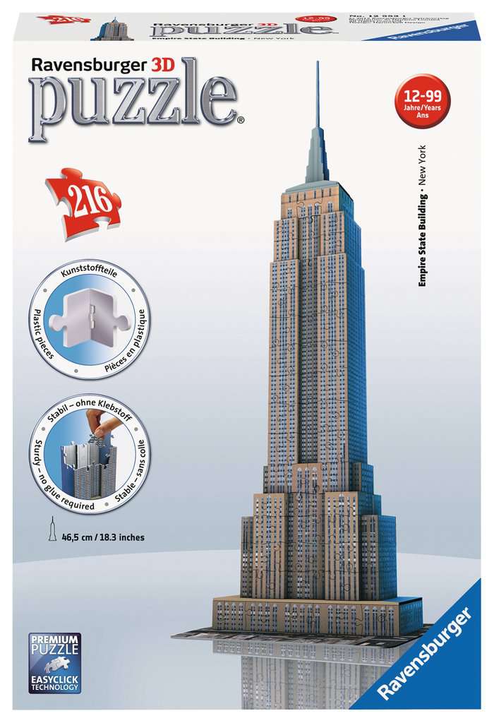 Empire State Building (216 pc 3D Puzzle)