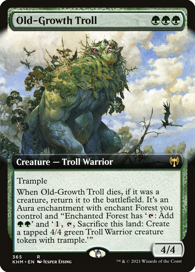 Old-Growth Troll (Extended Art) :: KHM