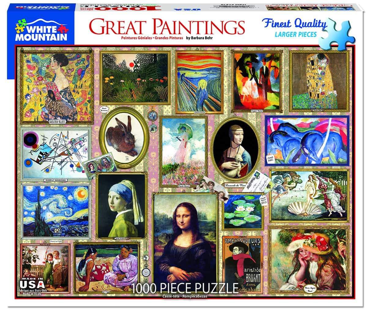 Great Paintings (1000 pc puzzle)