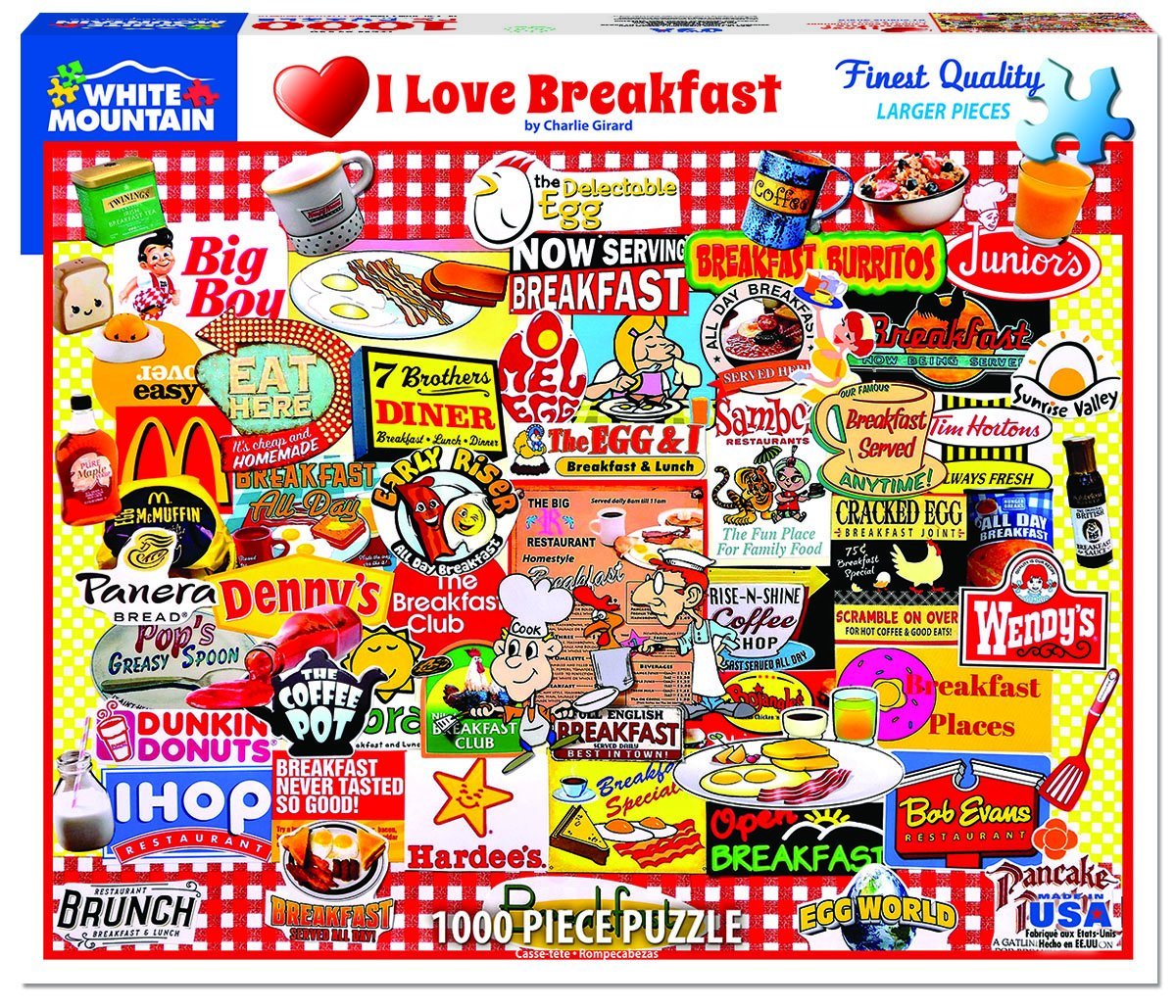 I Love Breakfast (1000 pc puzzle)