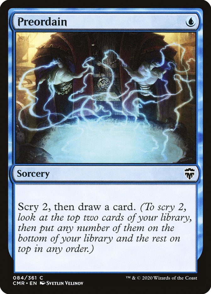 Preordain [Foil] :: CMR