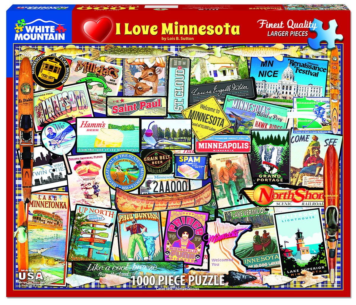 I Love Minnesota (1000 pc puzzle)