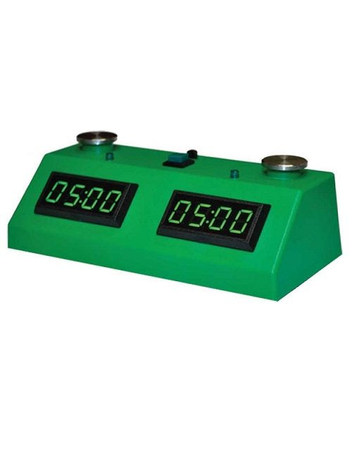 Green LED ZMF-II Clock w/ Black Case